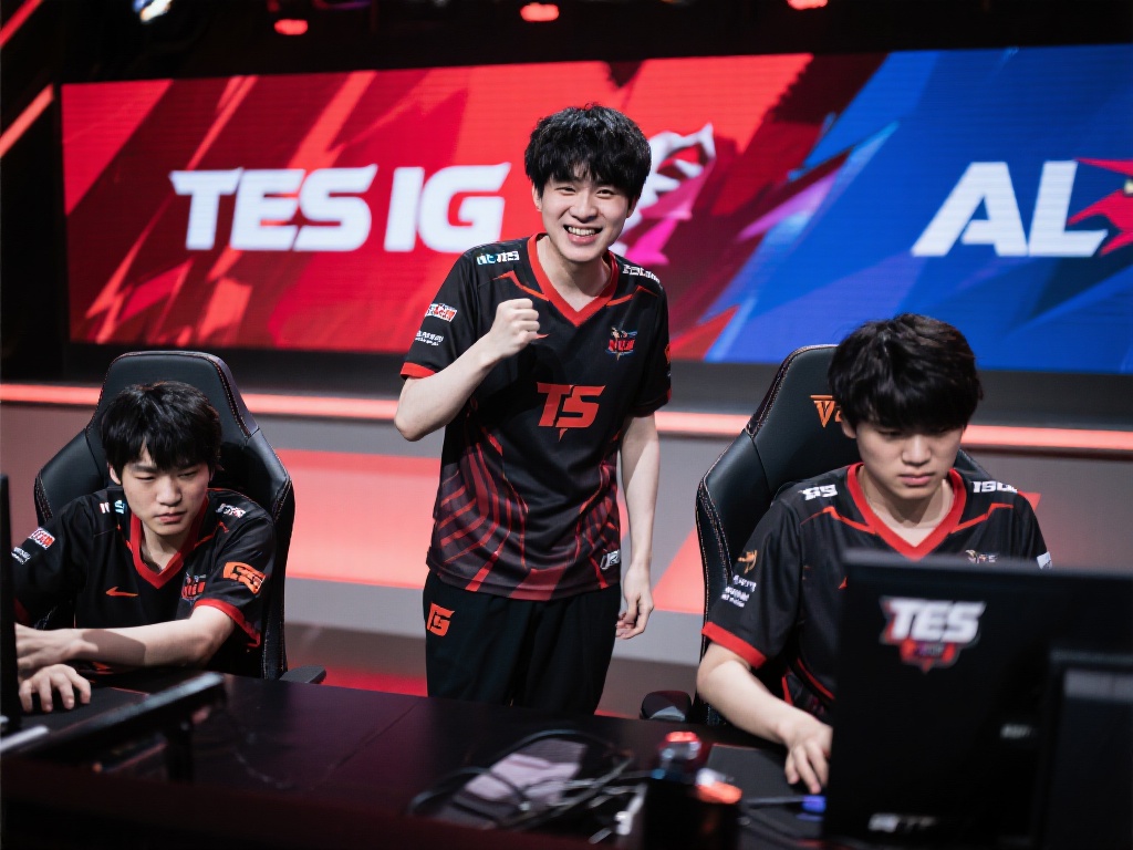 TES发布对阵iG／AL赛场返图：胜负皆动力，勇往直前